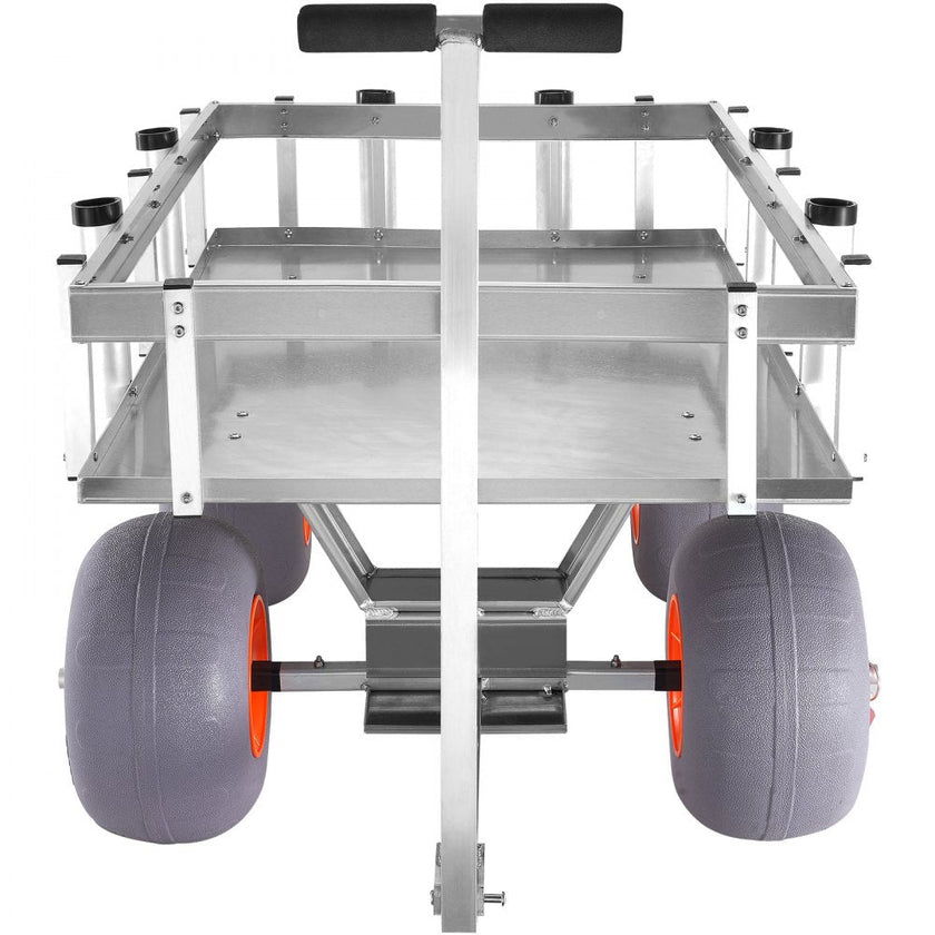 VEVOR Beach Fishing Cart, 500 lbs Load Capacity, Fish and Marine Cart with Four 13