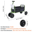 VEVOR Beach Fishing Cart, 300 lbs Load Capacity, Foldable Fish and Marine Cart with Four 11