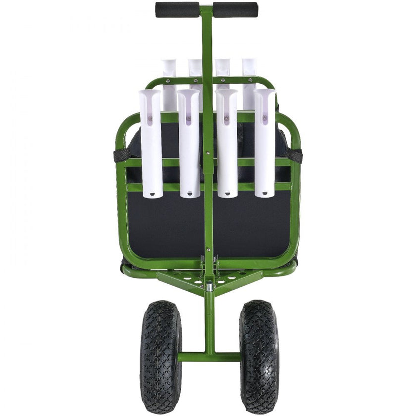 VEVOR Beach Fishing Cart, 300 lbs Load Capacity, Foldable Fish and Marine Cart with Four 11