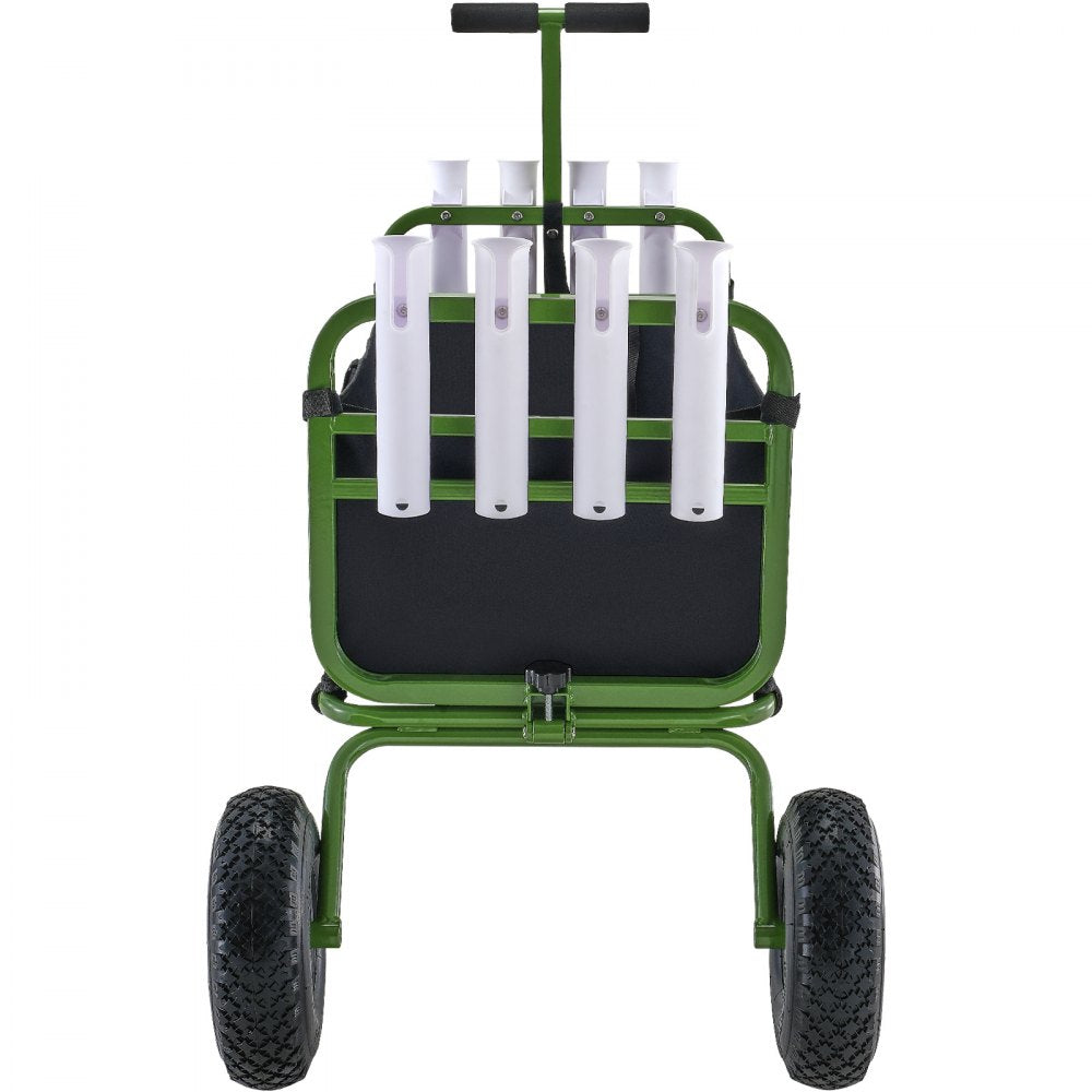 VEVOR Beach Fishing Cart, 300 lbs Load Capacity, Foldable Fish and Marine Cart with Four 11