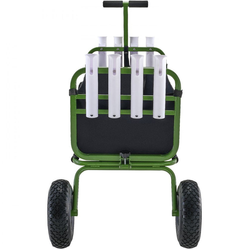 VEVOR Beach Fishing Cart, 300 lbs Load Capacity, Foldable Fish and Marine Cart with Four 11