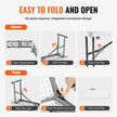 VEVOR 6FT Plastic Folding Bench Portable Outdoor Bench for Picnic Camping Garden