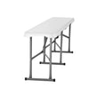 VEVOR 6FT Plastic Folding Bench Portable Outdoor Bench for Picnic Camping Garden