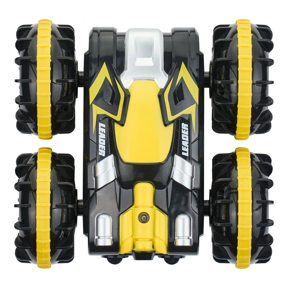 VEVOR Amphibious Remote Control Car Boat 2.4 GHz 4WD RC Boat Kids Adults Yellow