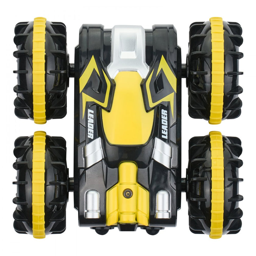 VEVOR Amphibious Remote Control Car Boat 2.4 GHz 4WD RC Boat Kids Adults Yellow