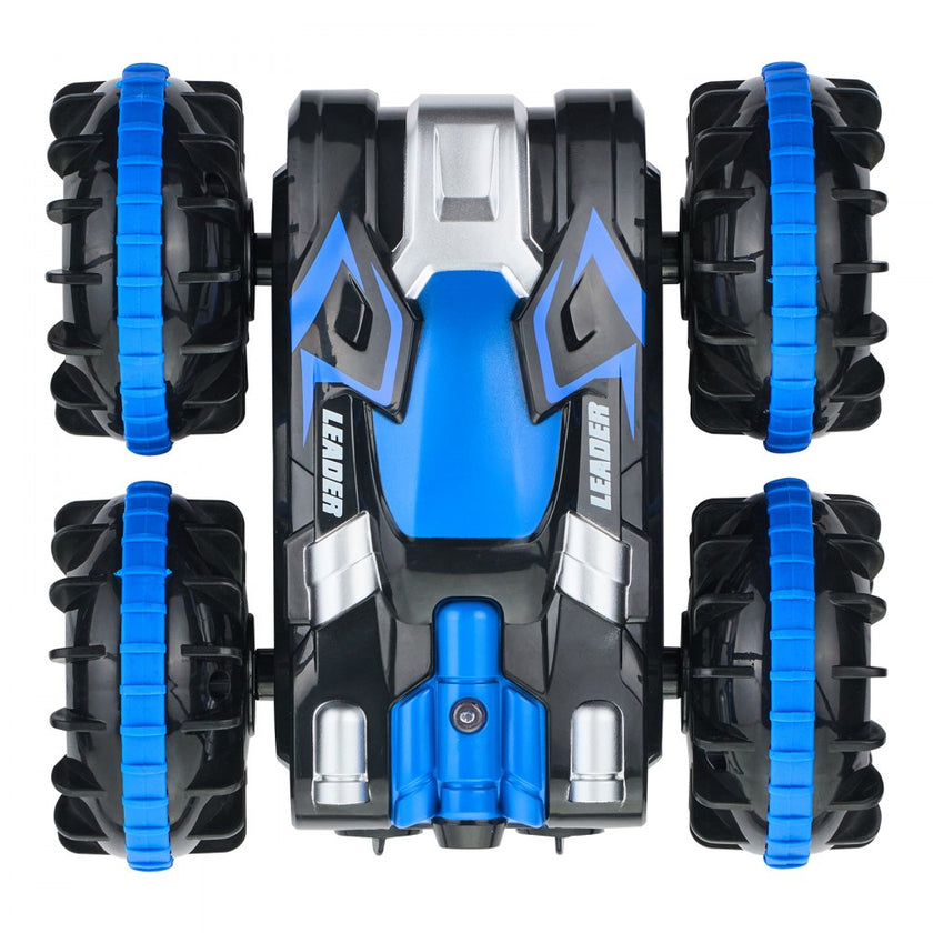 VEVOR Amphibious Remote Control Car Boat 2.4 GHz 4WD RC Boat Kids Adults Blue