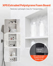 VEVOR Shower Niche 16 x 20 x 4 inch Recessed Wall Divider Shelf for Bathroom