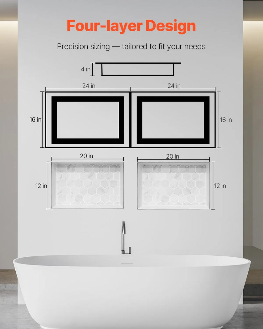 VEVOR Shower Niche 16