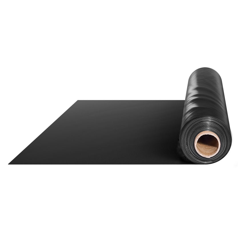 VEVOR 10Mil Plastic Sheeting Roll 10 x 100 FT Heavy Duty Polyethylene Black