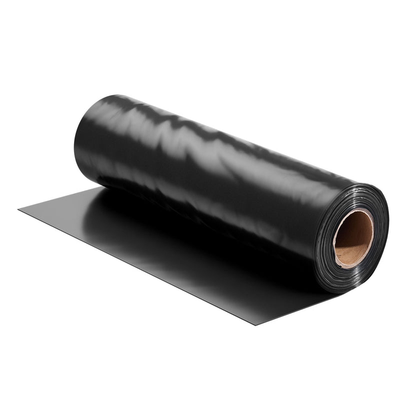 VEVOR 10Mil Plastic Sheeting Roll 20 x 100 FT Heavy Duty Polyethylene Black