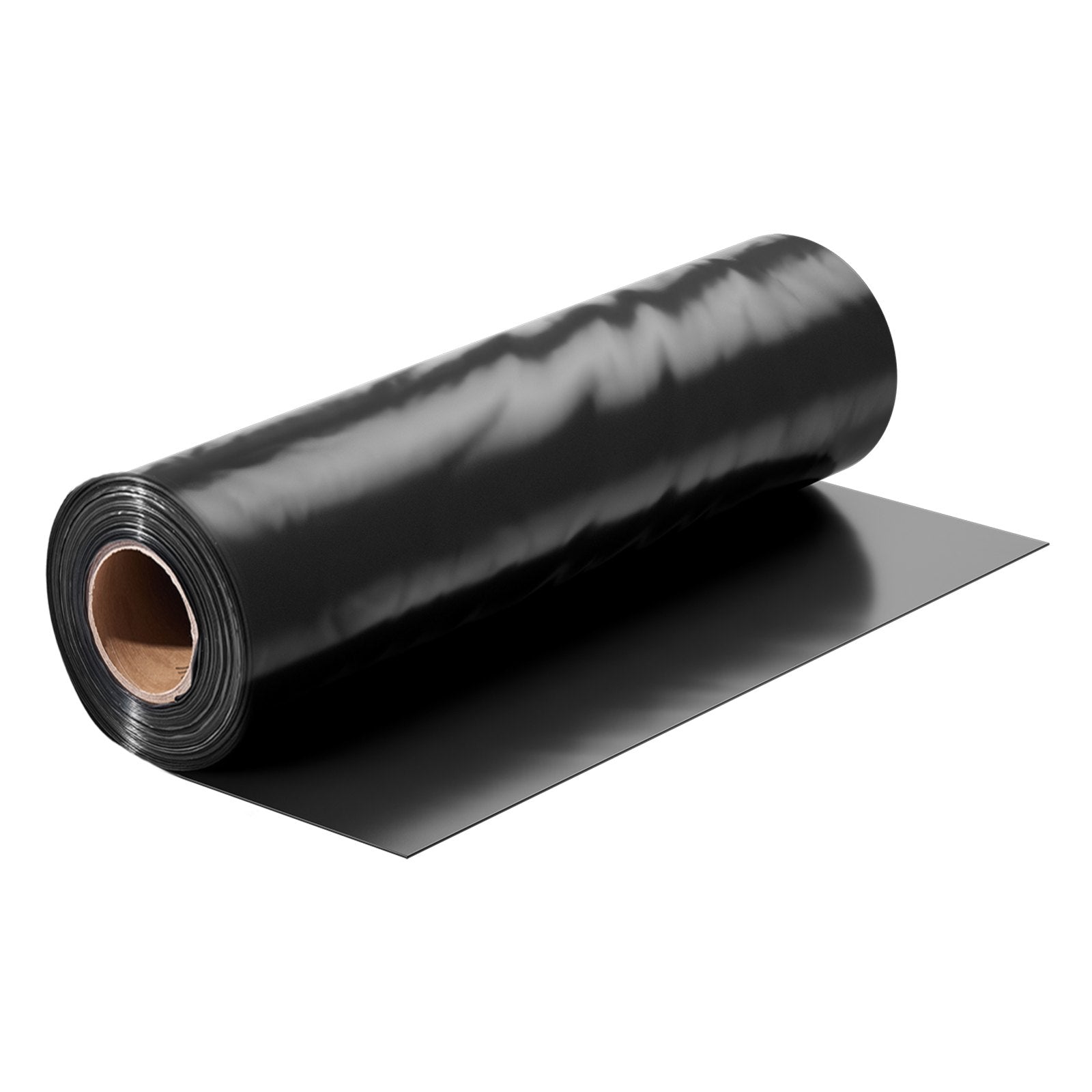 VEVOR 6Mil Plastic Sheeting Roll 24 x 100 FT Heavy Duty Polyethylene Black