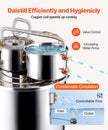 VEVOR Moonshine Still Water Alcohol Distiller 13.2Gal w/Thumper Keg & Water Pump