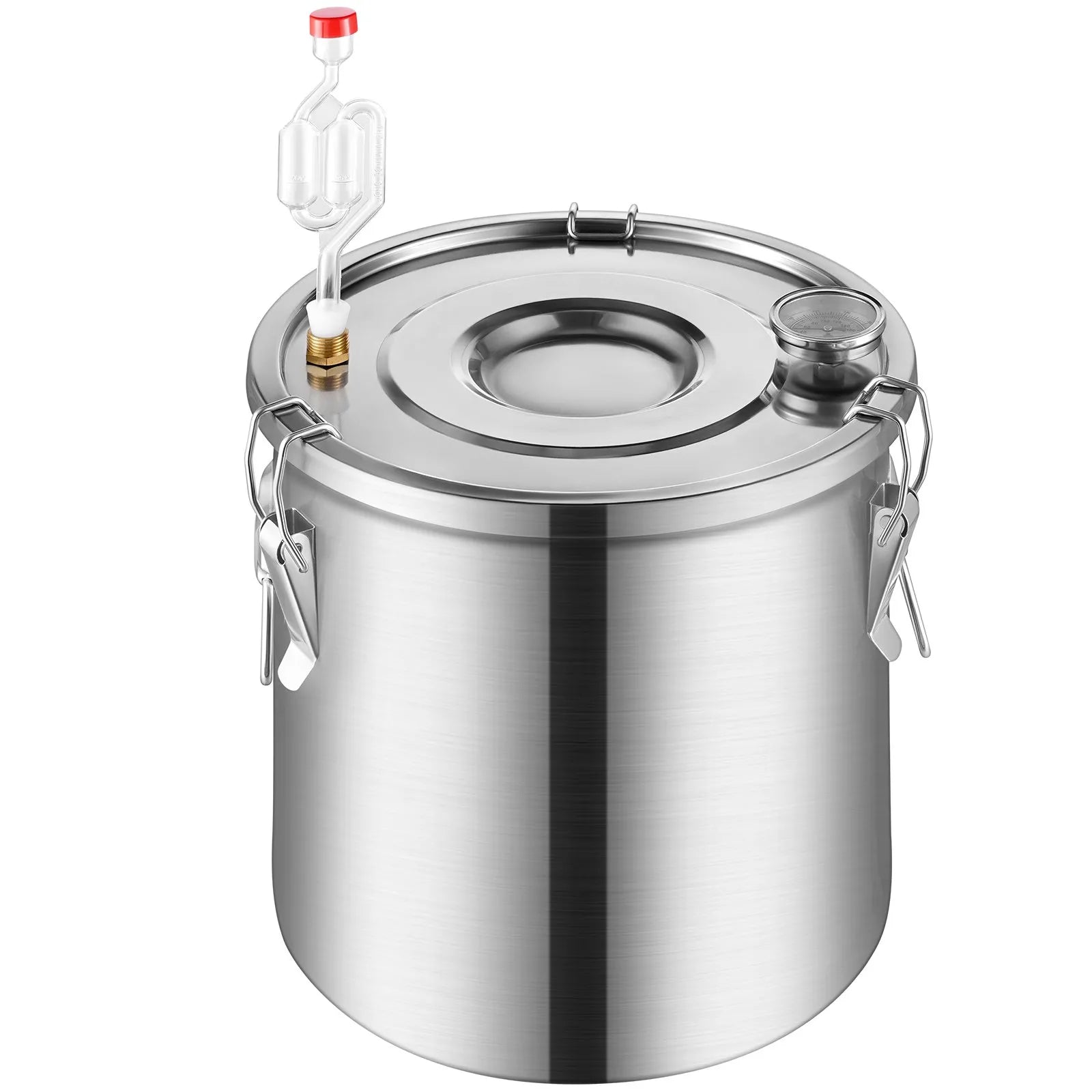VEVOR Moonshine Still Water Alcohol Distiller 13.2Gal w/Thumper Keg & Water Pump