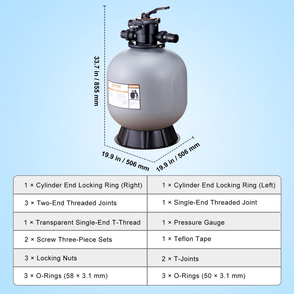 VEVOR Sand Filter 22