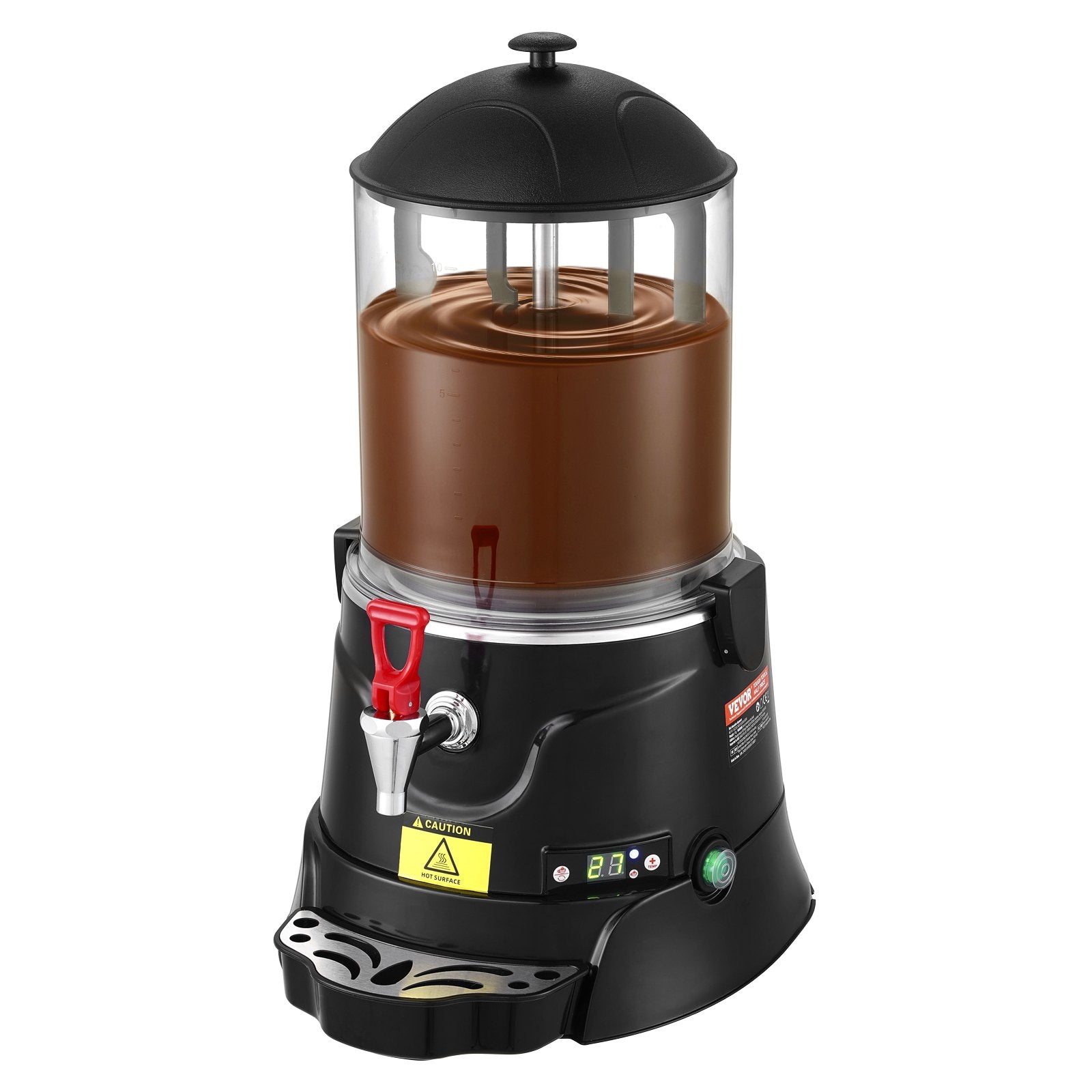 VEVOR Hot Chocolate Dispenser 2.6 Gal / 10 L Hot Chocolate Machine for Hot Drink