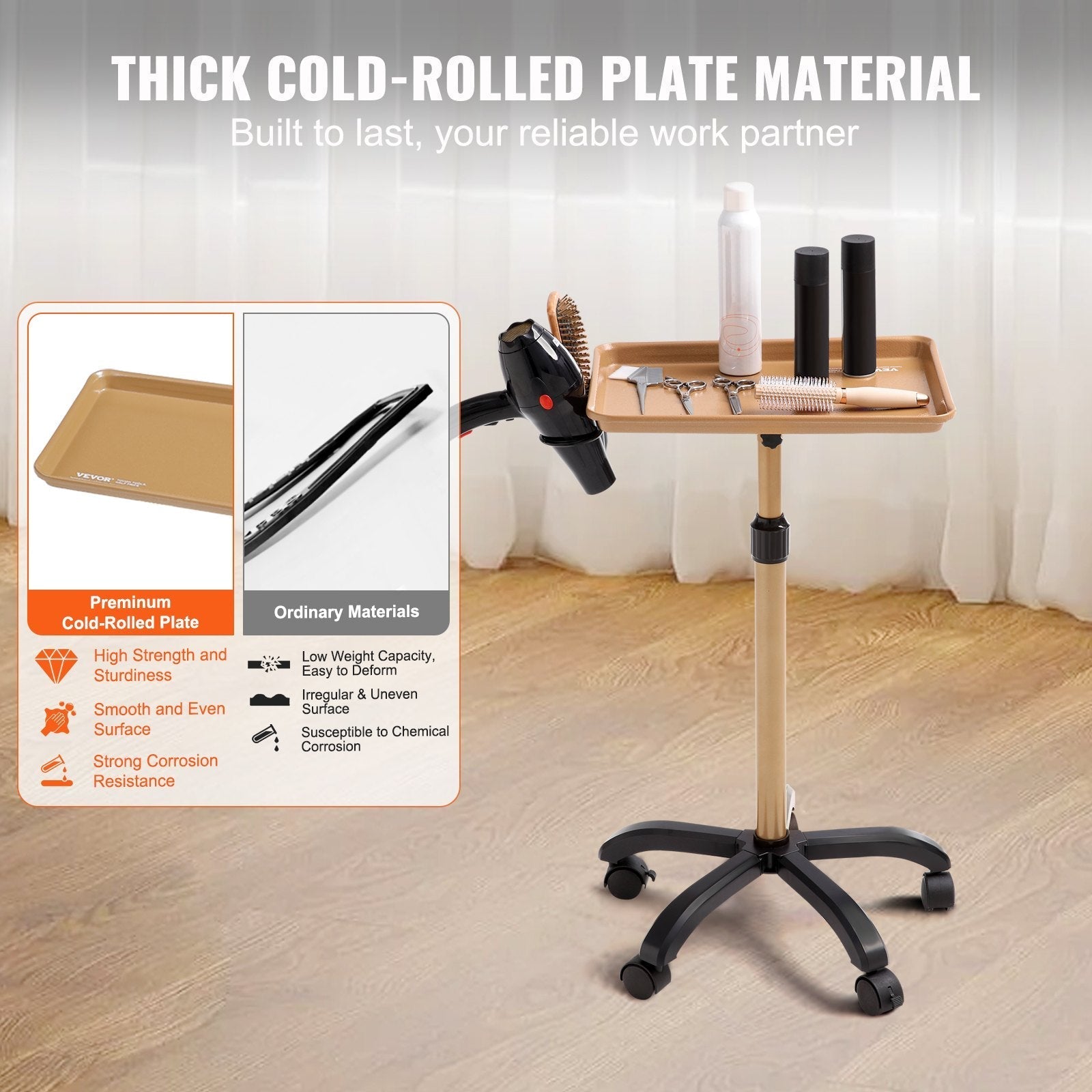 VEVOR Salon Tray Cart, 30