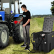 VEVOR Portable Diesel Tank, 116 Gallon Capacity & 10 GPM Flow Rate, Diesel Fuel Tank with 12V Electric Transfer Pump and 13.1ft Rubber Hose, PE Diesel Transfer Tank for Easy Fuel Transportation, Black