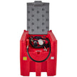 VEVOR Portable Diesel Tank, 116 Gallon Capacity & 10 GPM Flow Rate, Diesel Fuel Tank with 12V Electric Transfer Pump and 13.1ft Rubber Hose, PE Diesel Transfer Tank for Easy Fuel Transportation, Red