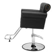 VEVOR Salon Chair, Barber Chair for Hair Stylist, Styling Chair with Heavy Duty Hydraulic Pump, 360° Swivel Hair Salon Chair with Footrest for Beauty Spa Shampoo, Max Load Weight 330 lbs, Black