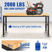 VEVOR Workbench Adjustable Height, 48