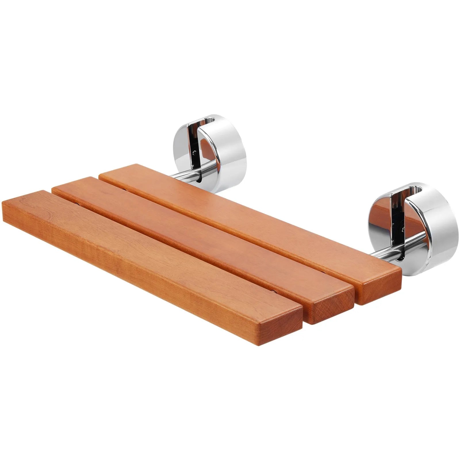 VEVOR Folding Teak Shower Seat 20.1