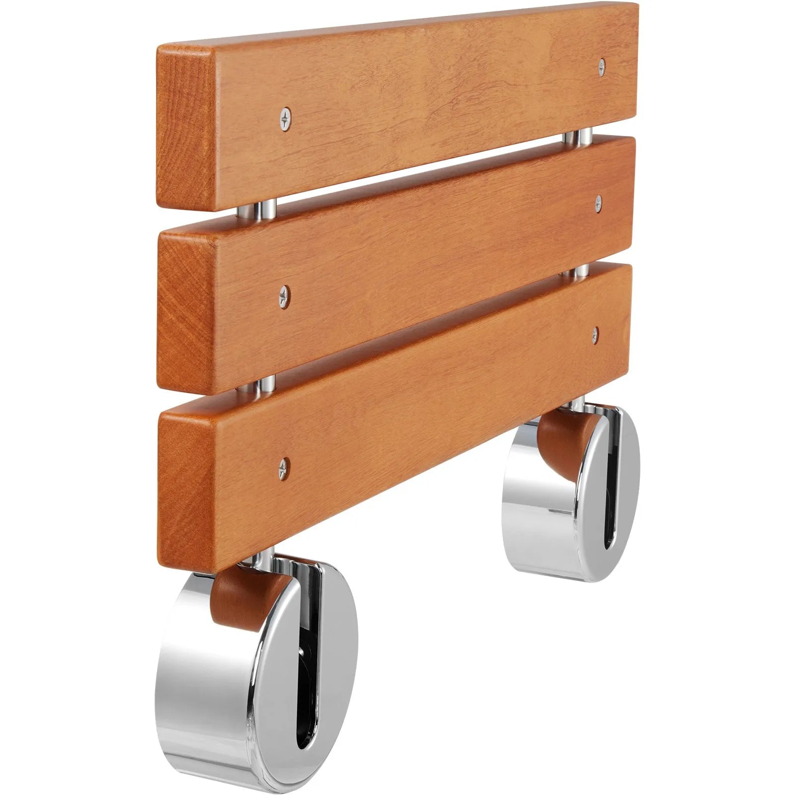 VEVOR Folding Teak Shower Seat 20.1