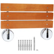 VEVOR Folding Teak Shower Seat 20.1