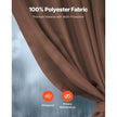 VEVOR Gazebo Privacy Curtain 10' x 10' x 6.9' Waterproof Gazebo Curtains Coffee