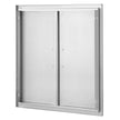 VEVOR BBQ Access Door, 31W x 31H Inch Double Outdoor Kitchen Door, Stainless Steel Flush Mount Door, Wall Vertical Door with Handles, for BBQ Island, Grilling Station, Outside Cabinet