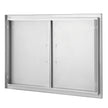 VEVOR BBQ Access Door, 36W x 24H Inch Double Outdoor Kitchen Door, Stainless Steel Flush Mount Door, Wall Vertical Door with Handles, for BBQ Island, Grilling Station, Outside Cabinet