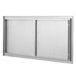 VEVOR BBQ Access Door, 42W x 21H Inch Double Outdoor Kitchen Door, Stainless Steel Flush Mount Door, Wall Vertical Door with Handles, for BBQ Island, Grilling Station, Outside Cabinet