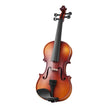 VEVOR Violin 1/2 Size Fiddle Set Solidwood for Beginners with Case Rosin Brown