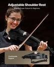 VEVOR Violin 4/4 Size Fiddle Set Solidwood for Beginners with Case Rosin Black