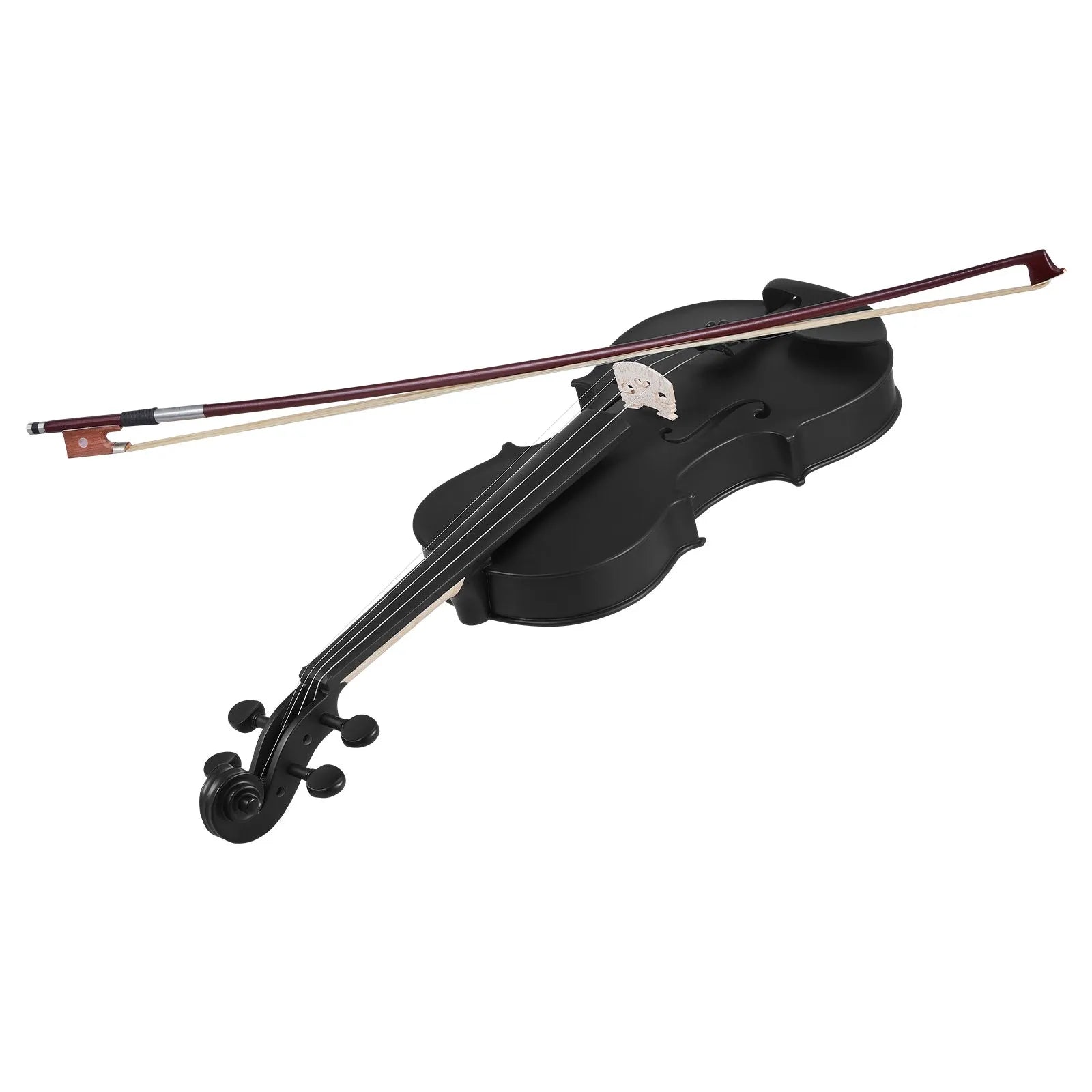 VEVOR Violin 4/4 Size Fiddle Set Solidwood for Beginners with Case Rosin Black