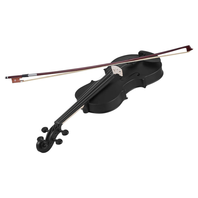 VEVOR Violin 4/4 Size Fiddle Set Solidwood for Beginners with Case Rosin Black