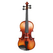 VEVOR Violin 4/4 Size Fiddle Set Solidwood for Beginners Glossy Brown Patterned