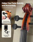 VEVOR Violin 4/4 Full Size Fiddle Set Solidwood for Beginners Matte Brown
