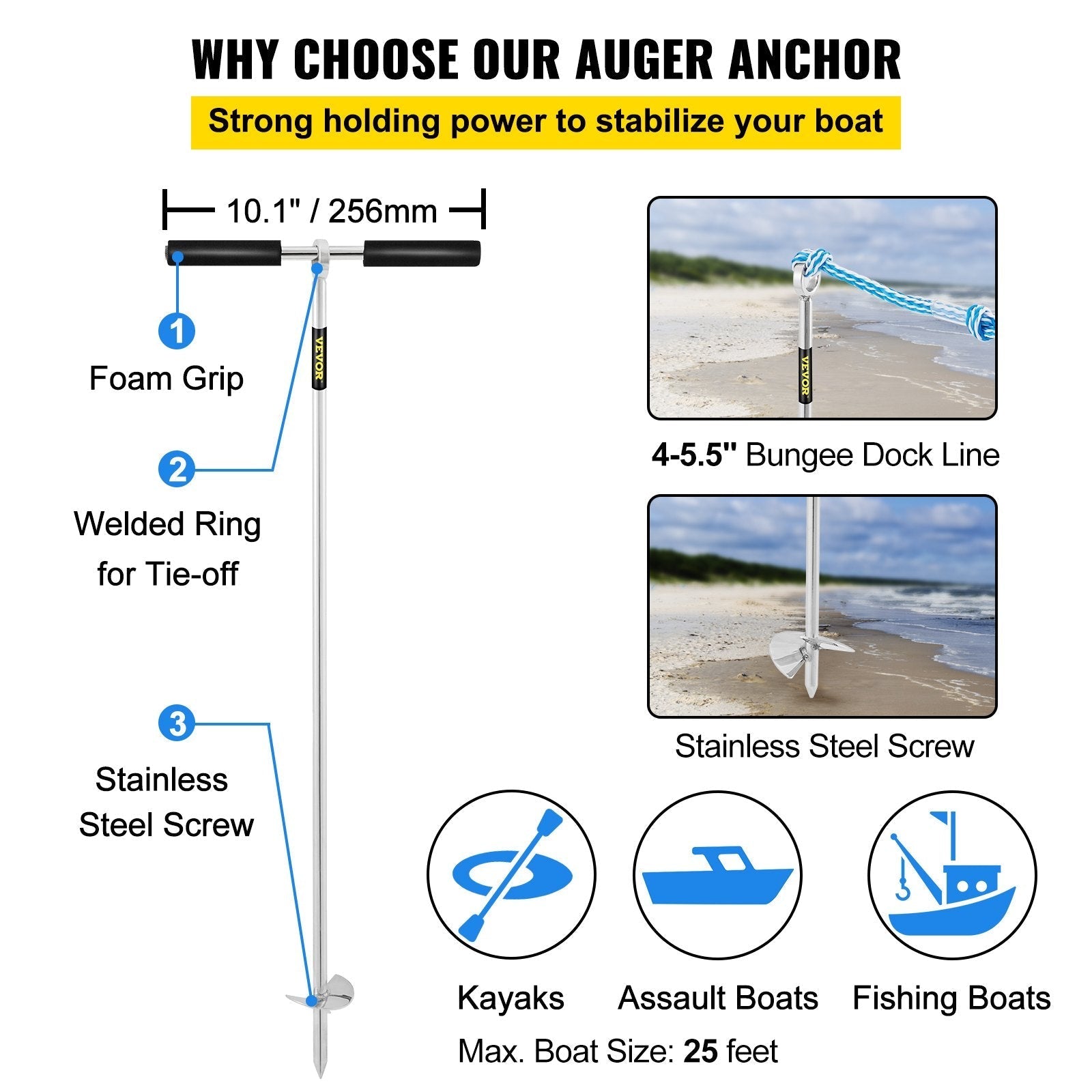 VEVOR Sand Anchor, 36