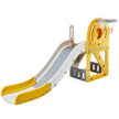 VEVOR Toddler Slide, Kid Slide for Toddlers Age 1-12 w/ Climbable Ladders & Basketball Hoop & Storage Space, Indoor Outdoor Slide Playset for Kids Within 110lbs, Toddler Playground w/ Raised Handrail