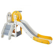 VEVOR Toddler Slide, Kid Slide for Toddlers Age 1-12 w/ Climbable Ladders & Basketball Hoop & Storage Space, Indoor Outdoor Slide Playset for Kids Within 110lbs, Toddler Playground w/ Raised Handrail