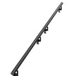 VEVOR Handrail Stair Railing, 12 ft, Wall Mount Handrails for Indoor Stairs, Thickened Aluminum Alloy Hand Rail with Installation Kit, 440 LBS Load Capacity Stairway Railing for Outdoor Stairs