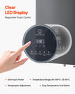 VEVOR Gas Tankless Water Heater 4.3Gal 100000 BTU Smart Temp Control LED