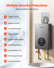 VEVOR Gas Tankless Water Heater 4.3Gal 100000 BTU Smart Temp Control LED