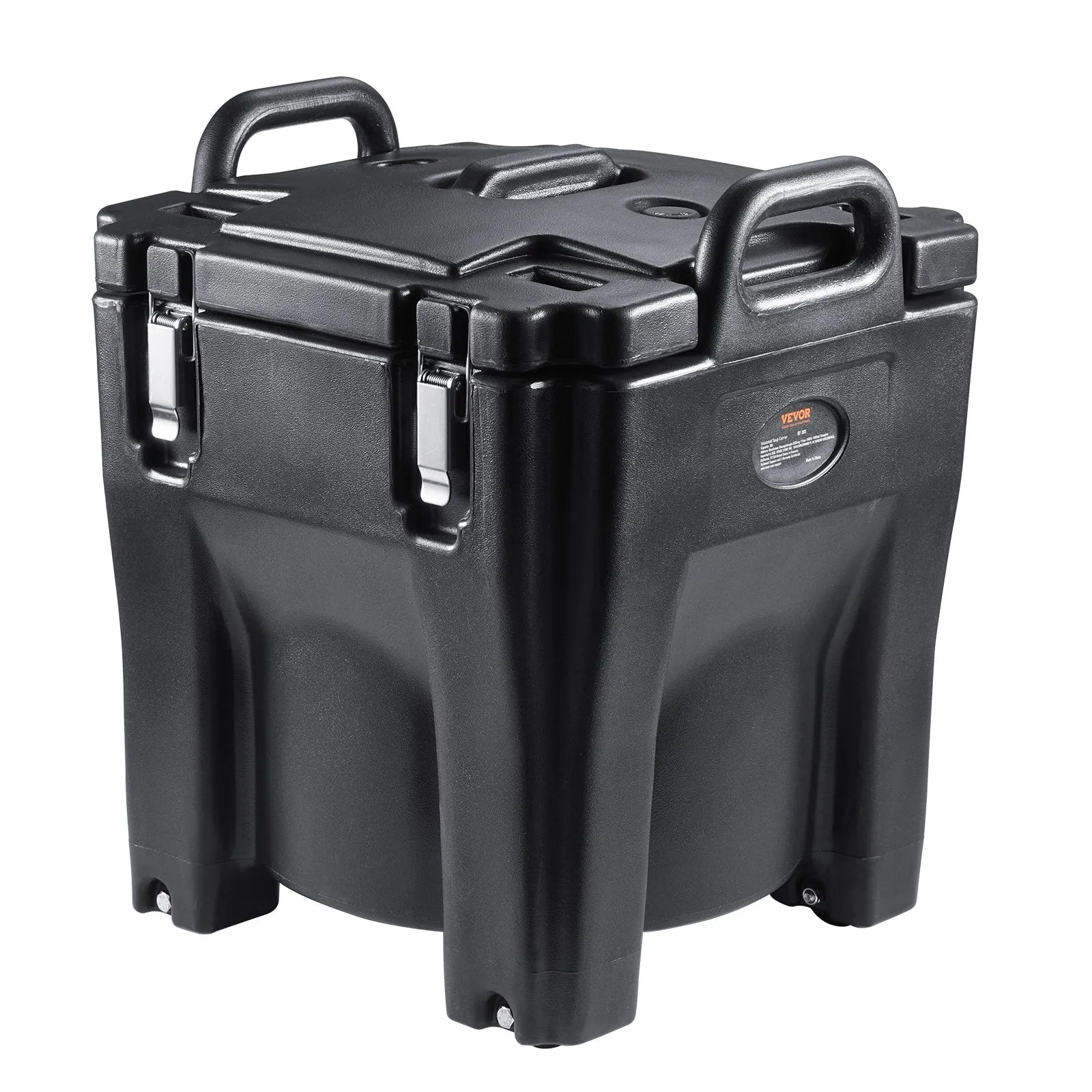 32 Qt Insulated Food Carrier, Stackable Catering Hot Box with 304 Stainless Steel Barrel, Non-Electric Food Warmer & Cold Food Transport Container for Catering, Restaurants & Events
