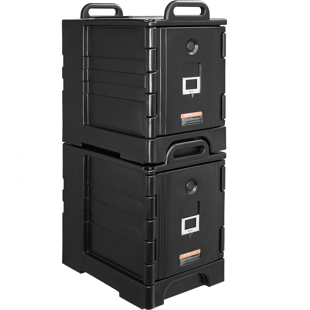 VEVOR Insulated Food Pan Carrier Stackable Catering Dishbox 81QTx 2 Chafing Dish