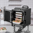 VEVOR Insulated Food Pan Carrier Stackable Catering Dishbox 81QT Chafing Dish