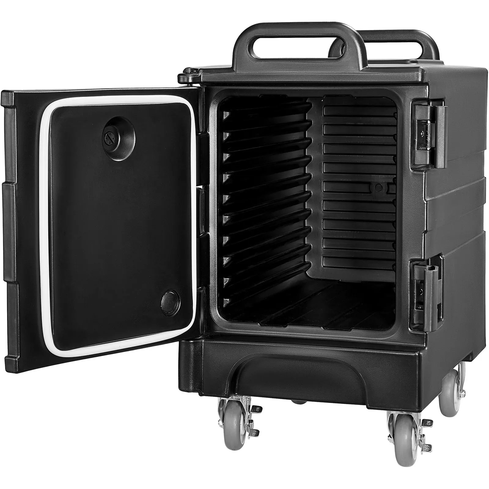 VEVOR Insulated Food Pan Carrier Stackable Catering Dishbox 81QT Chafing Dish