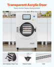 VEVOR Vacuum Freeze Dryer 4-Layer Fruit Vegetable Freeze Drying Machine White