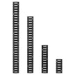 VEVOR E-Track Tie-Down Rail Kit, 8 Pack (5ft+4ft+2ft+1ft) E Track Rails, 36 Pcs Includes 2 Ratchet Straps & 8 O-Rings & 8 Tie-Offs with D-Ring & 2 Single Slots & 16 End Caps, Fit for Vans Trailers