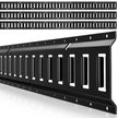 VEVOR E-Track Tie-Down Rails, 4 Pack, 7.7 ft E Track Rails Secures Cargo & Heavy Loads Up to 2,000 lbs, Trailer Tie-Down System Suitable for Garages, Vans, Motorcycle Tie Downs, ATV Mountings